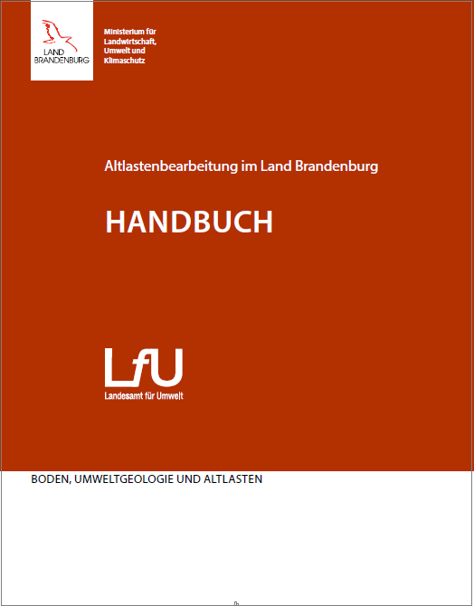 Bild vergrößern (Bild: Handbuch zur Altlastenbearbeitung im Land Brandenburg -Cover-)