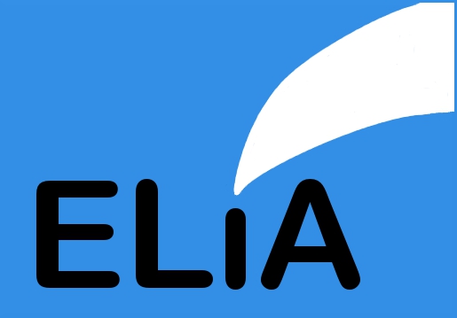eckiges blaues Logi mit Schriftzug ELiA , das heisst: Elektronische immissionsschutzrechtliche Antragstellung
