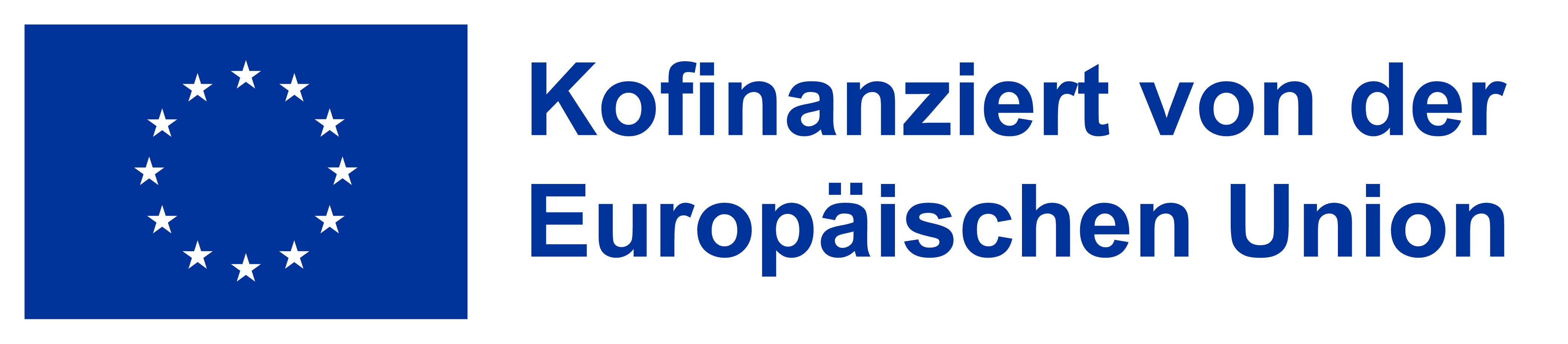EU Emblem "Kofinanziert von der Europäischen Union"