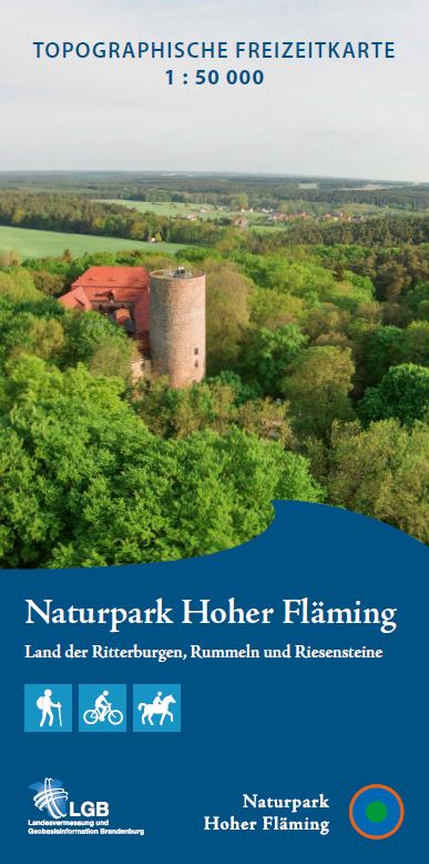 Bild vergrößern (Bild: Topographische Freizeitkarte Naturpark Hoher Fläming)
