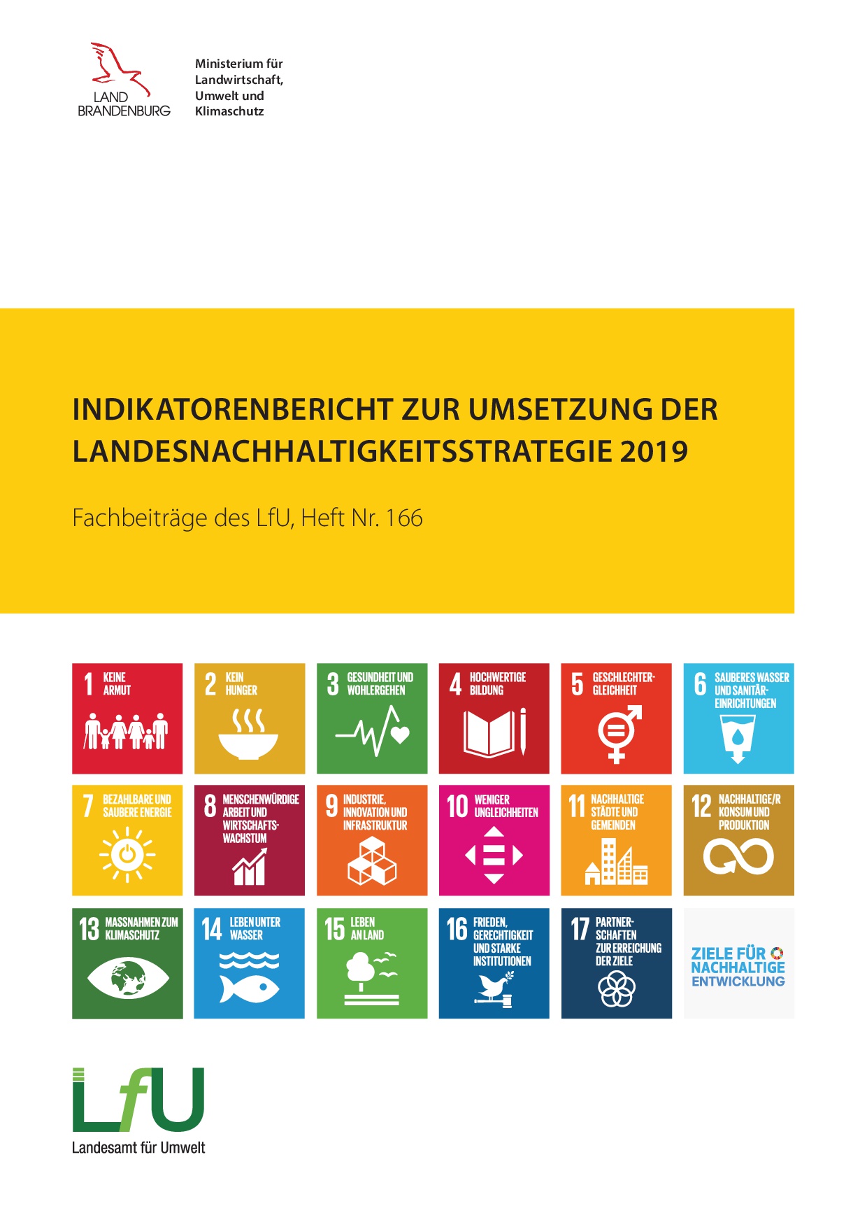 Bild vergrößern (Bild: Titelbild Indikatorenbericht zur Umsetzung der Landesnachhaltigkeitsstrategie 2019)