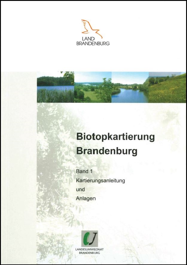 Bild vergrößern (Bild: Titelseite Biotopkartierung Brandenburg, Band 1: Kartierungsanleitung und Anlagen)