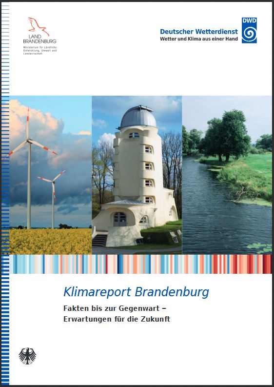 Bild vergrößern (Bild: Titelseite: Klimareport Brandenburg 2019)