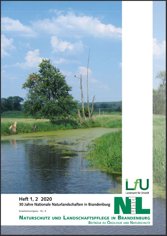 Bild vergrößern (Bild: Titelseite der Zeitschrift: Naturschutz und Landschaftspflege im Land Brandenburg Heft 1,2 - 2020)