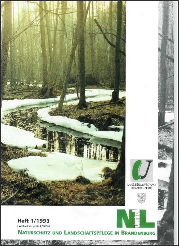 Bild vergrößern (Bild: Zeitschrift: Naturschutz und Landschaftspflege in Brandenburg Heft 1 - 1993)