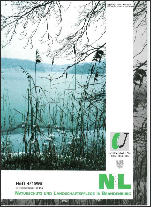 Bild vergrößern (Bild: Zeitschrift: Naturschutz und Landschaftspflege in Brandenburg Heft 4 - 1993)