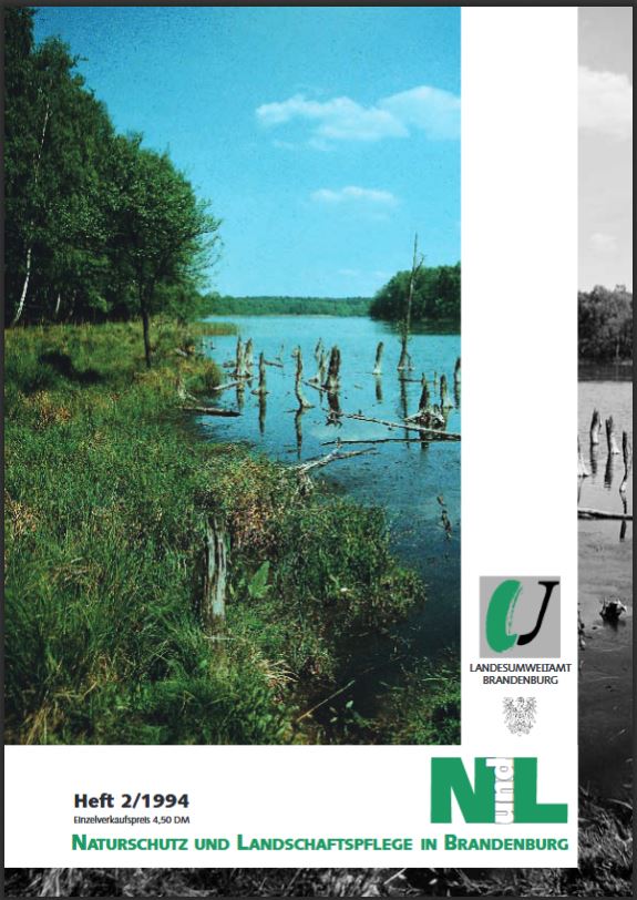 Bild vergrößern (Bild: Titelseite der Zeitschrift: Naturschutz und Landschaftspflege in Brandenburg Heft 2 - 1994)
