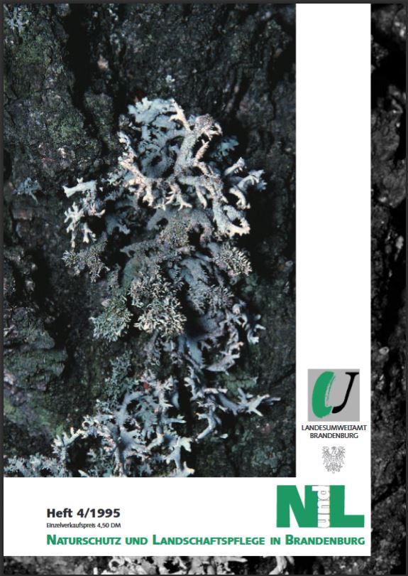 Bild vergrößern (Bild: Titelseite der Zeitschrift: Naturschutz und Landschaftspflege in Brandenburg Heft 4 - 1995)