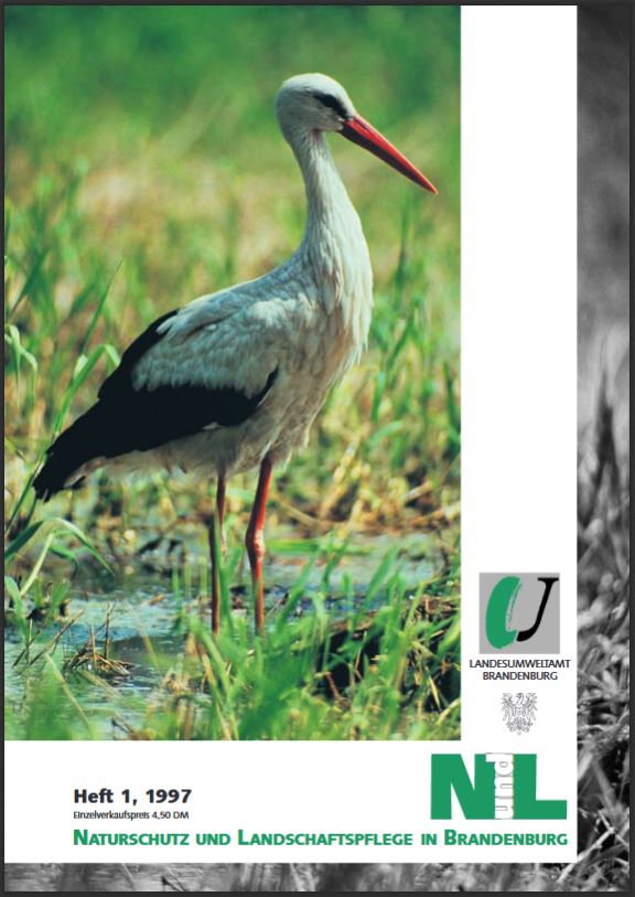 Bild vergrößern (Bild: Titelseite der Zeitschrift: Naturschutz und Landschaftspflege in Brandenburg Heft 1 - 1997)