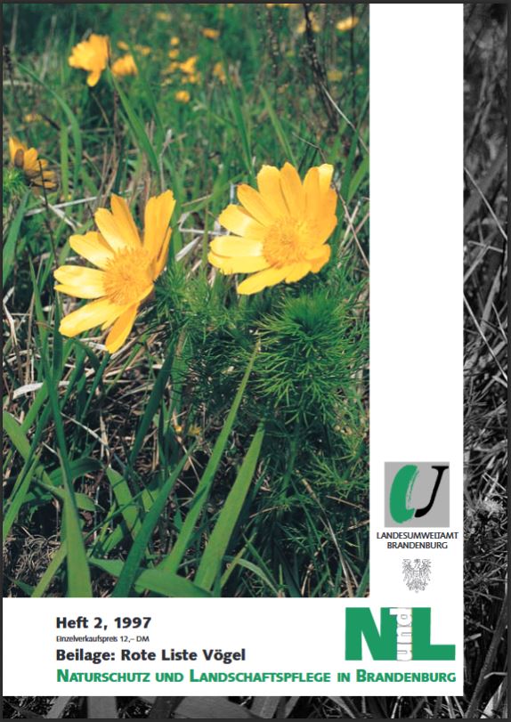 Bild vergrößern (Bild: Titelseite der Zeitschrift: Naturschutz und Landschaftspflege in Brandenburg Heft 2 - 1997)