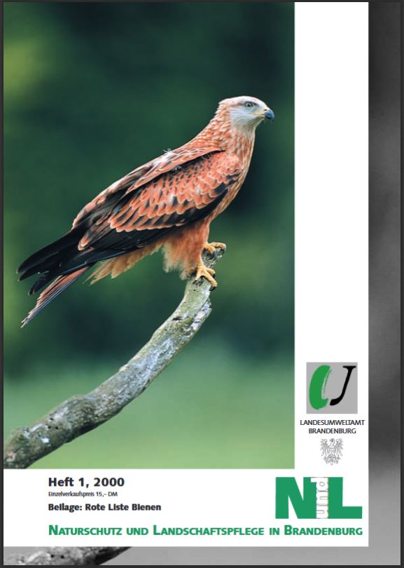 Bild vergrößern (Bild: Titelseite der Zeitschrift: Naturschutz und Landschaftspflege in Brandenburg Heft 1 - 2000)