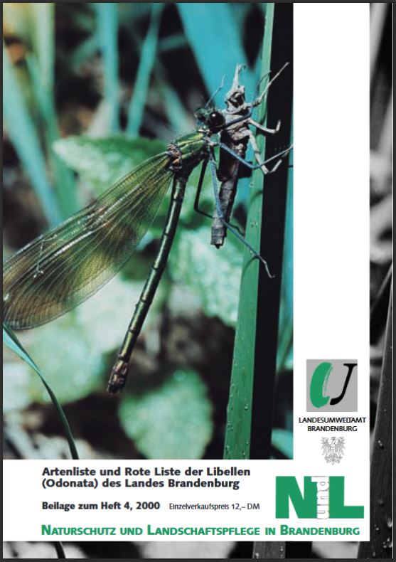Bild vergrößern (Bild: Zeitschrift: Naturschutz und Landschaftspflege in Brandenburg - Beilage zu Heft 4 - 2000 - Artenliste und Rote Liste Libellen)