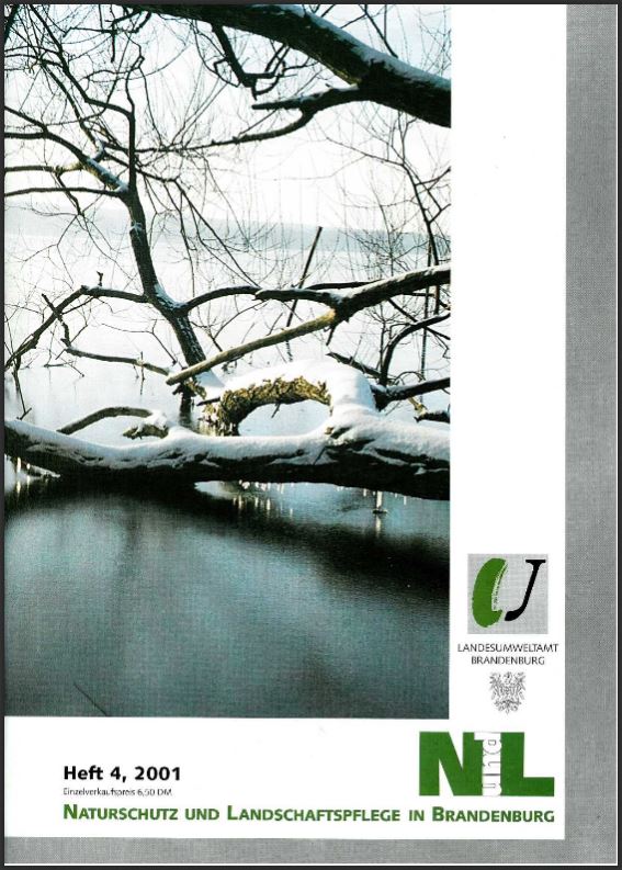 Bild vergrößern (Bild: Titelseite der Zeitschrift: Naturschutz und Landschaftspflege in Brandenburg Heft 4 - 2001)