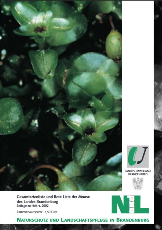 Bild vergrößern (Bild: Titelseite der Beilage zum Heft 4 des Jahres 2002 der Zeitschrift Naturschutz und Landschaftspflege in Brandenburg)