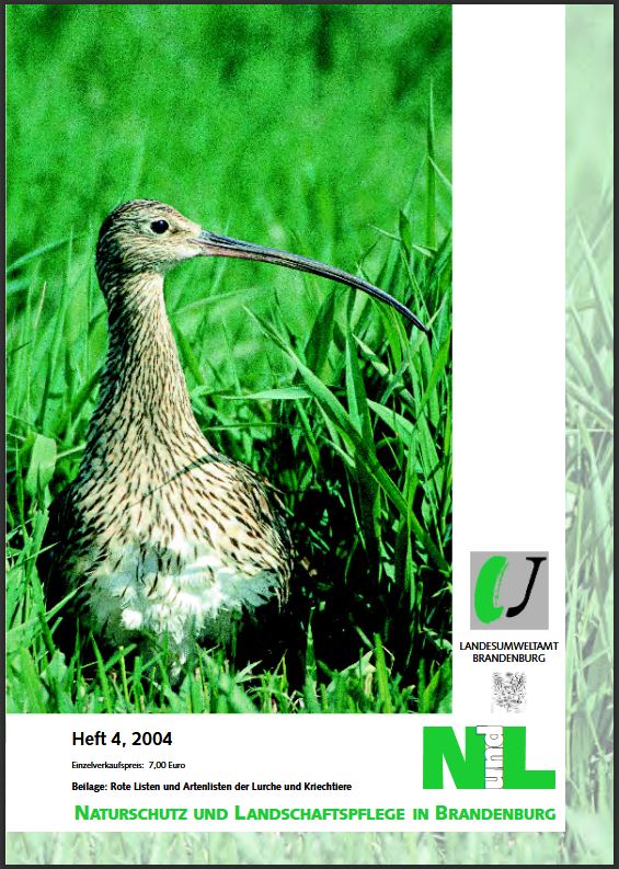 Bild vergrößern (Bild: Titelseite der Zeitschrift: Naturschutz und Landschaftspflege in Brandenburg Heft 4 - 2004)