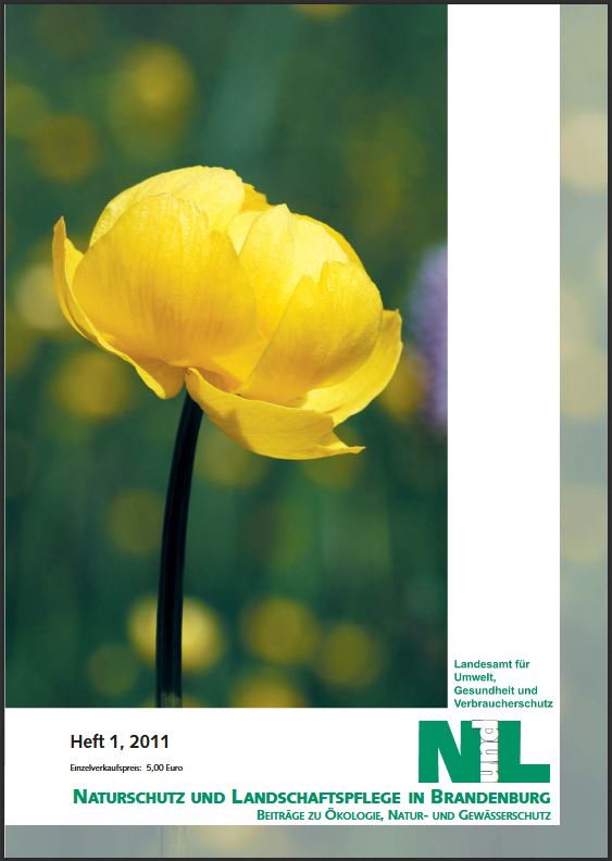 Bild vergrößern (Bild: Zeitschrift: Naturschutz und Landschaftspflege in Brandenburg Heft 1 - 2011 (5 Euro))