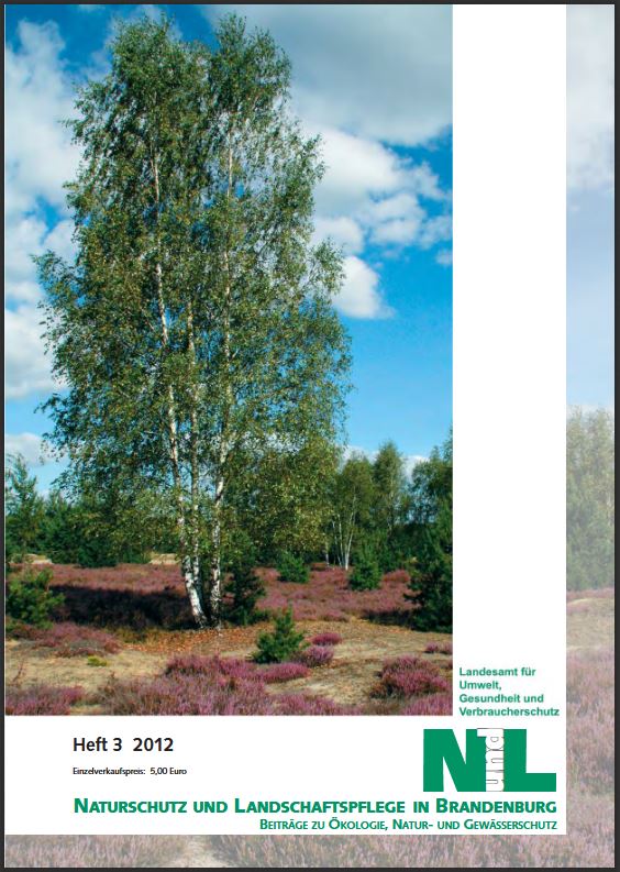 Bild vergrößern (Bild: Titelseite der Zeitschrift: Naturschutz und Landschaftspflege in Brandenburg Heft 3 - 2012)