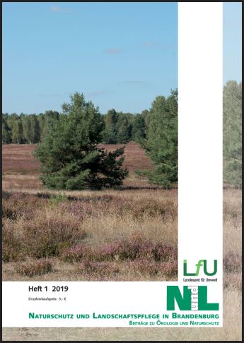 Bild vergrößern (Bild: Titelseite der Zeitschrift: Naturschutz und Landschaftspflege in Brandenburg Heft 1 - 2019)