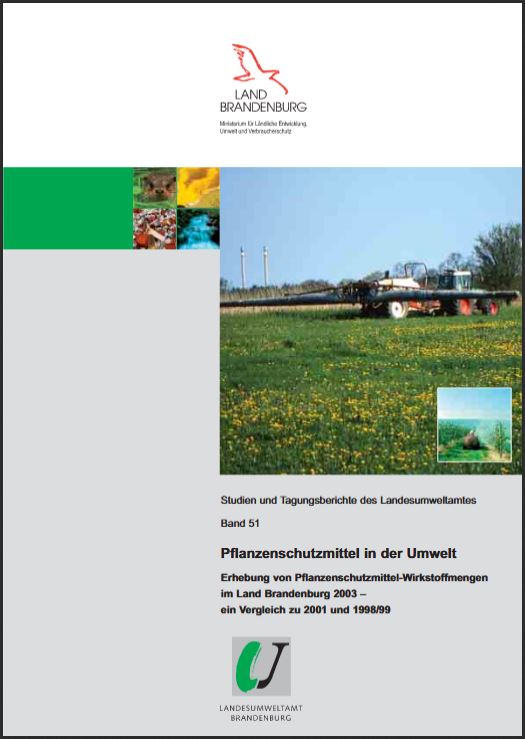 Bild vergrößern (Bild: Titelseite: Pflanzenschutzmittel in der Umwelt - Studien und Tagungsberichte, Band 51)