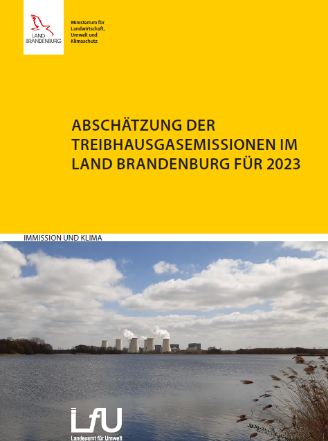 Bild vergrößern (Bild: Abschätzung der Treibhausgasemissionen im Land Brandenburg für 2023)