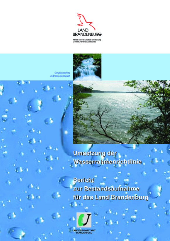 Bild vergrößern (Bild: Umsetzung der Wasserrahmenrichtlinie - C-Bericht, 2005)