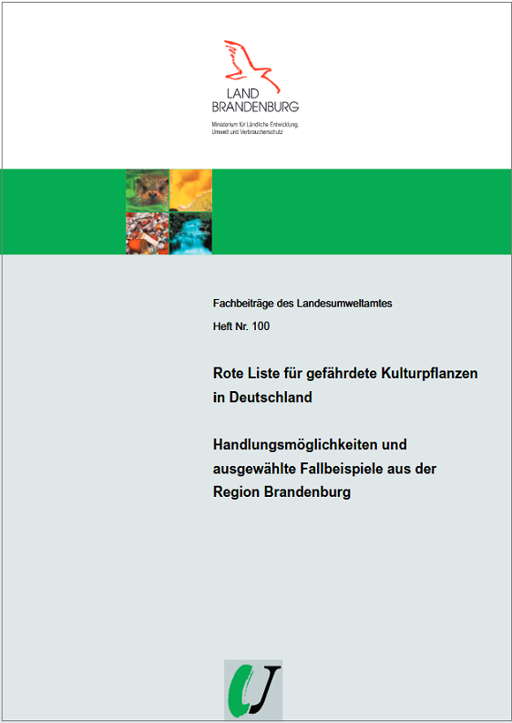 Bild vergrößern (Bild: Rote Liste für gefährdete Kulturpflanzen in Deutschland  - Fachbeiträge, Heft 100)
